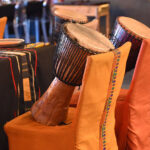 Gold-Restaurant-Dinner-and-Drumming-Experience-Djembe-Drums