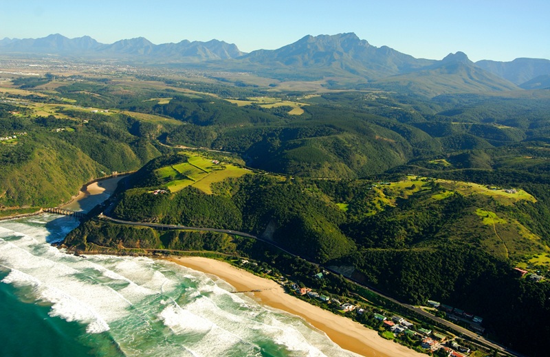 Aerial,Photo,Of,Wilderness,On,The,Garden,Route,,South,Africa