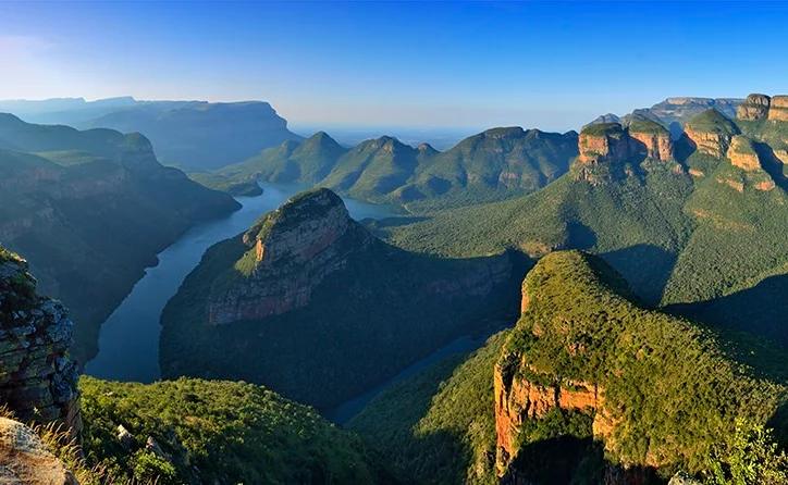 Blyde River Canyon scenic landscape in Mpumalanga